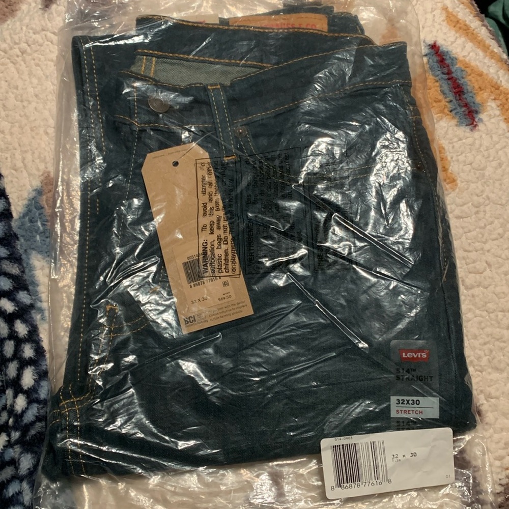 Levi Jeans 514, Stretch, Straight, nwt, 32 x 30